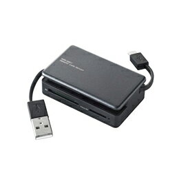 エレコム　タブレット・スマホ・PC対応メモリリーダライタ　MRS-MB07BK