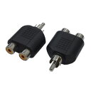 変換名人 AVプラグ RCA(メス)2P to RCA(オス)モノラル AV/RCA2J-RCAPM(2P)