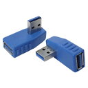 変換名人 変換プラグ USB3.0 A左L型 USB3A-LL