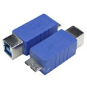 変換名人 変換プラグ USB3.0 B(メス)-micro(オス) USB3BB-MCA