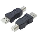 変換名人 変換プラグ USB A(オス)→USB B(オス) USBAA-BA