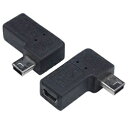 変換名人 変換プラグ USB mini5pin 右L型(フル結線) USBM5-RLF
