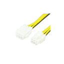 変換名人 PCI-E電源延長30cm PCIE6P/CA30