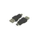 変換名人 USB A type→mini 5pin USBA-M5AN