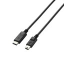 エレコム USB2.0ケーブル(認証品、C-microB) U2C-CMB10NBK