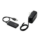 エレコム タブレット用4ポートUSB3.0ハブ(セルフパワー) U3HS-A420SBK