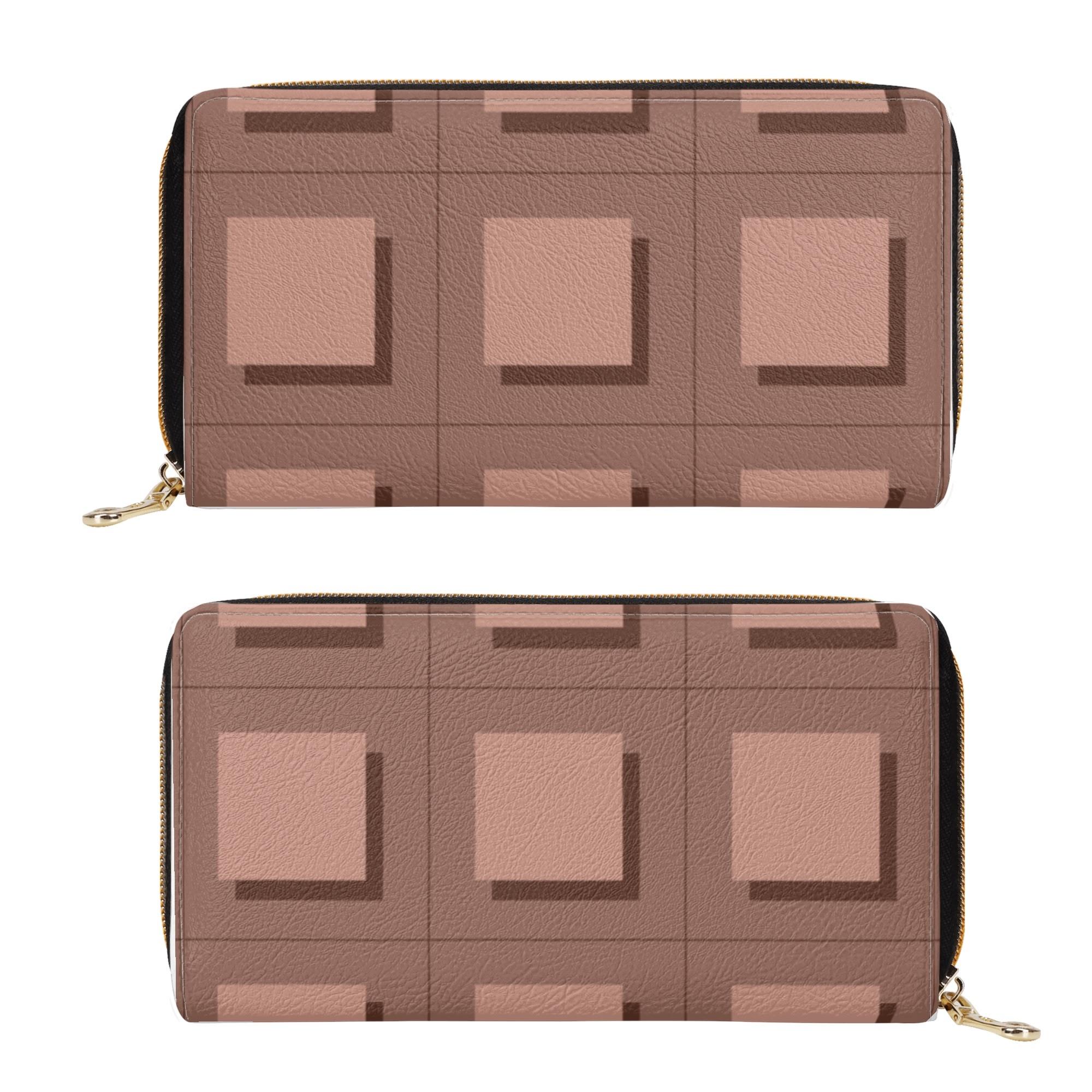 チョコレートモチーフデザイン(ウォレット) ウォレット ユニセックス バッグ 全て シンプル ブラウン チョコレート dottojp