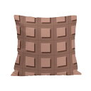 チョコレートモチーフデザイン(クッションカバー) クッションカバー ユニセックス ホームデコレーション 全て シンプル ブラウン チョコレート dottojp