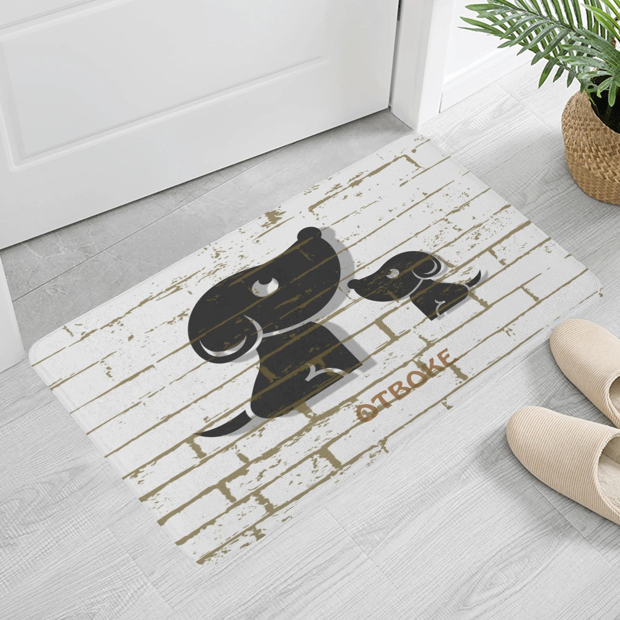 OTBOKE(ふんわりドアマット) ふんわりドアマット ユニセックス ホームデコレーション キャラクター 犬 originalアート ゆるキャラ アート megu