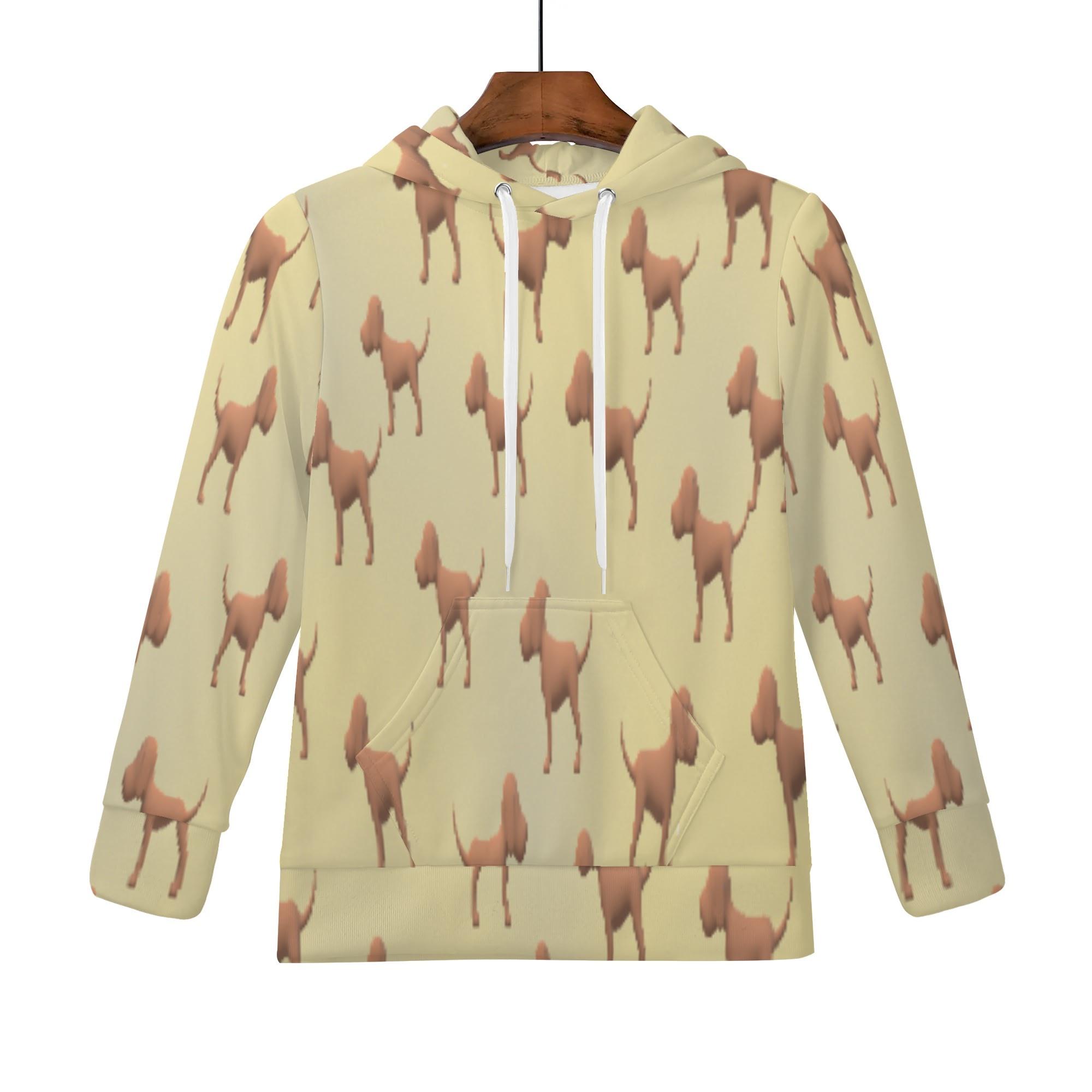 DOG art (キッズフードパーカー) キッズフードパーカー キッズ 動物 original megu