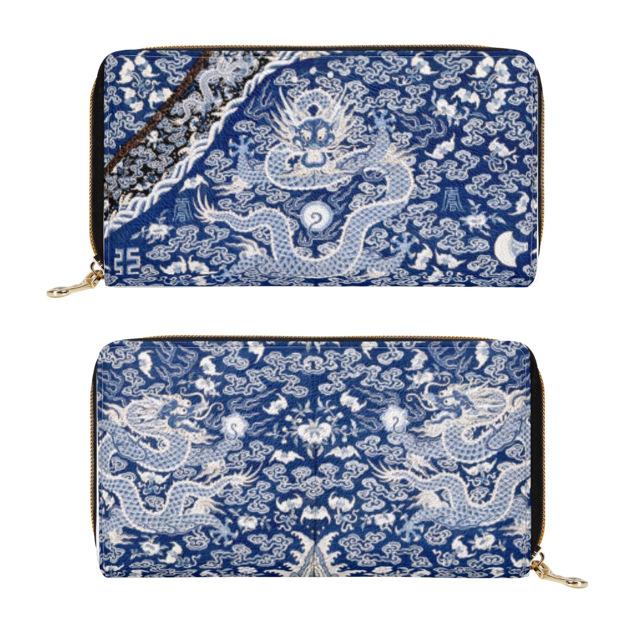 皇帝の袍(ウォレット) ウォレット ユニセックス バッグ アート 龍 中国 コート シノワズリ 歴史 China 清 袍 衣 清朝 ドラゴン Hiibuni