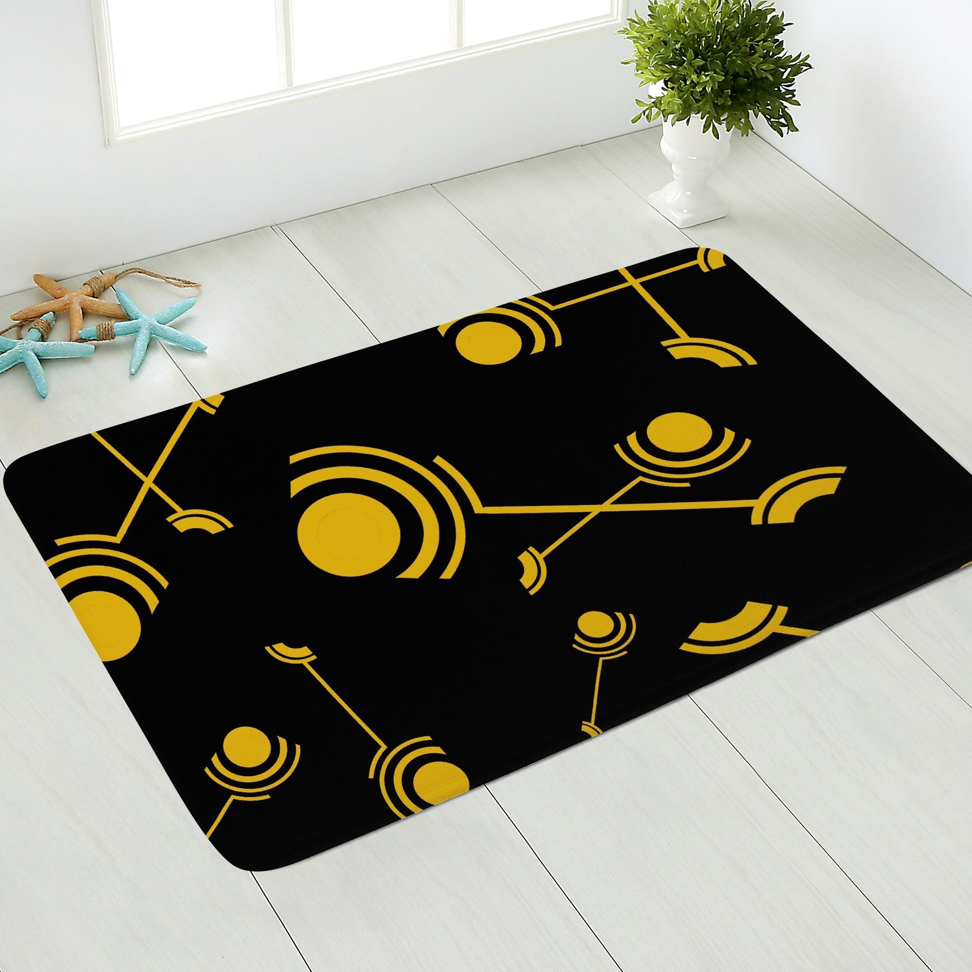 スニーカー柄(ドアマット) ふんわりドアマット ユニセックス ホームデコレーション アート KYORO