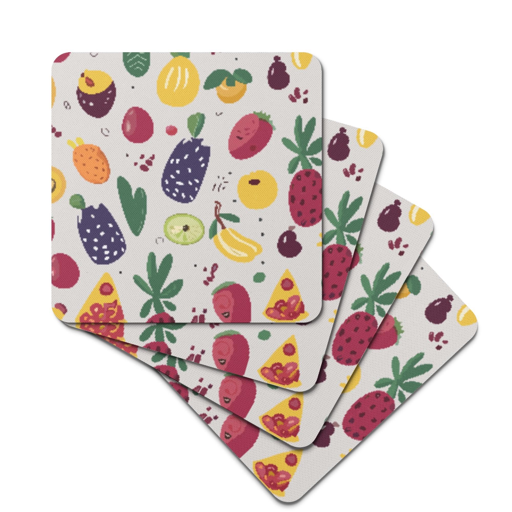 フルーツ(ラバーコースター) ラバーコースター ユニセックス アクセサリー 全て かわいい フルーツ 松浦はれ