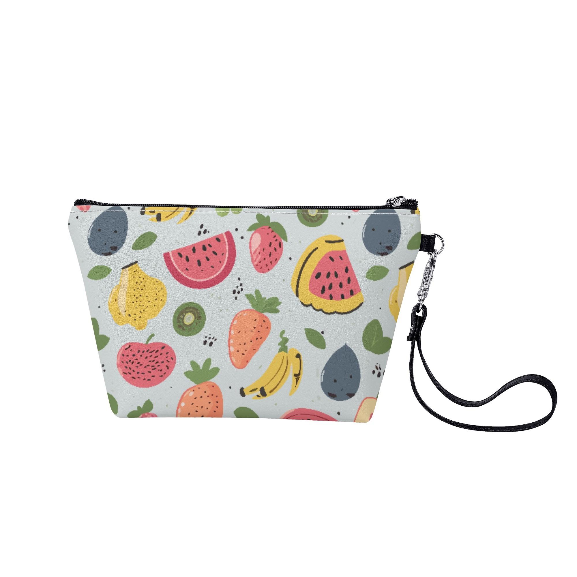 カラフルなフルーツ(コスメポーチ) コスメポーチ ユニセックス バッグ 全て カラフル フルーツ 果物 松..