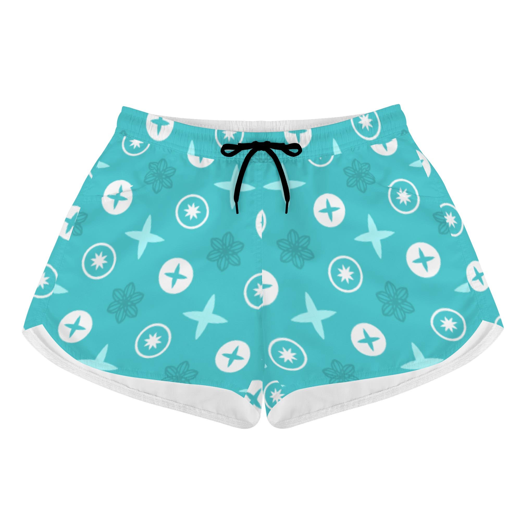 Turquoise blue(レディースショートパンツ) レディースショートパンツ レディース 全て blue ターコイズブルー 美しい キレイ おしゃれ プレゼント 特別感 大人かわいい さとみん。