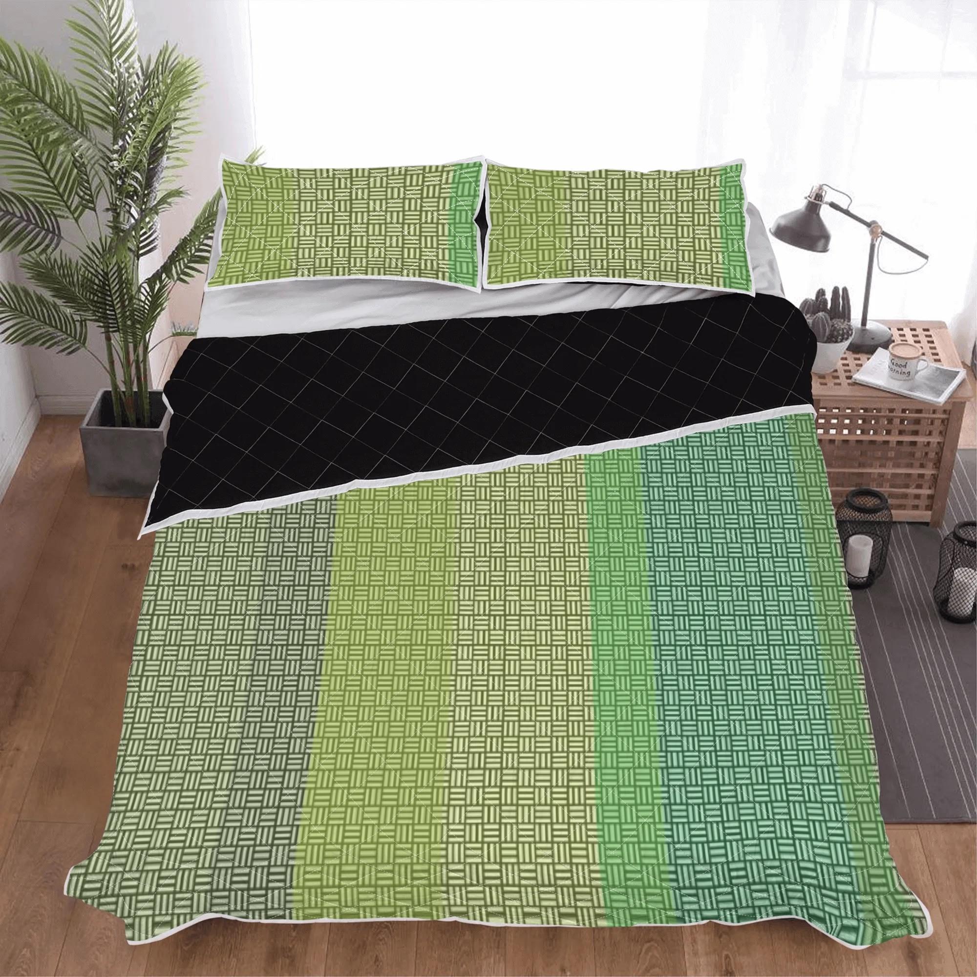 和風モダンな紋様デザイン（い草のイメージ）(夏布団（枕カバー 2枚セット）) 夏布団（枕カバー 2枚セット） ユニセックス ホームデコレーション アート 和風 モダン 紋様 夏 涼やか い草