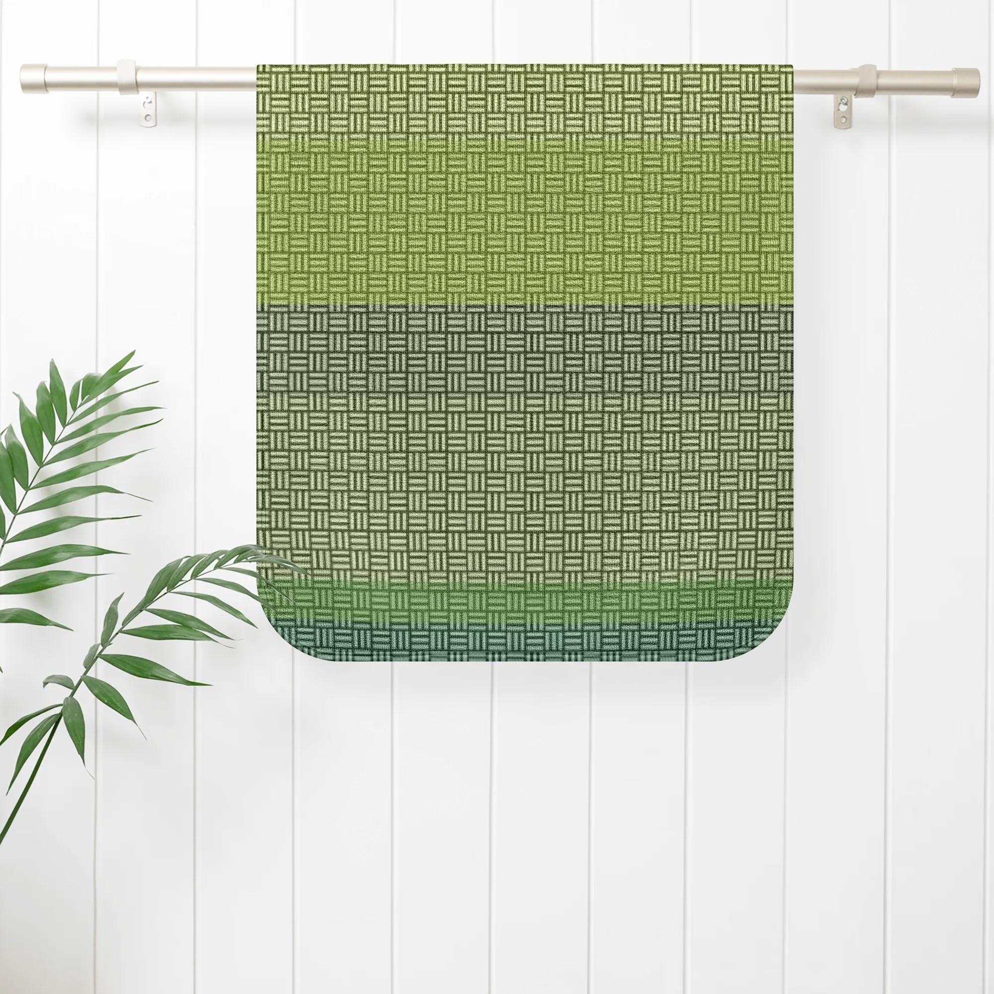 和風モダンな紋様デザイン（い草のイメージ）(フェイスタオル) フェイスタオル ユニセックス ホームデ..