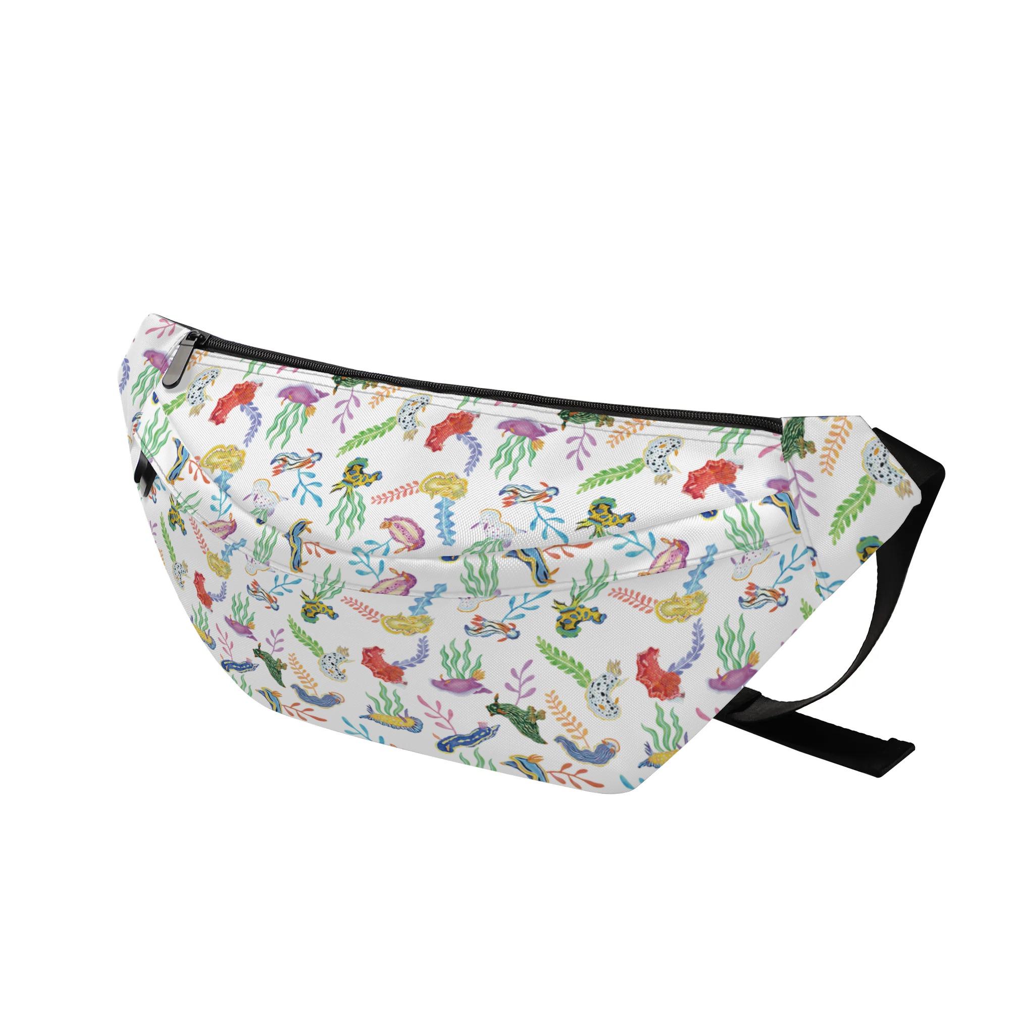 ウミウシ(ラージポーチ) ラージポーチ ユニセックス バッグ 動物 アート かわいい カラフル 海 海洋生..