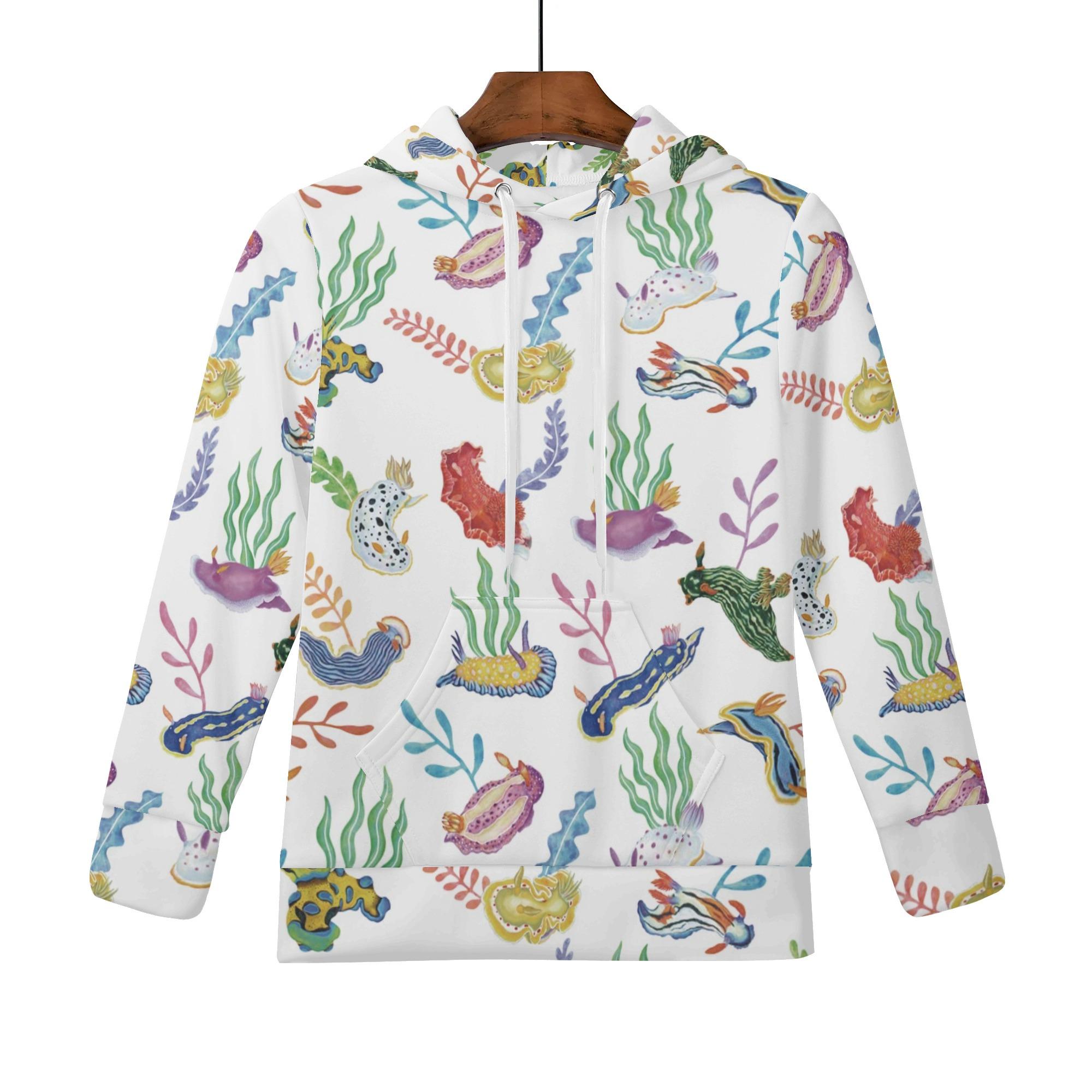 ウミウシ(キッズフードパーカー) キッズフードパーカー キッズ 動物 かわいい おしゃれ カラフル 海 海..
