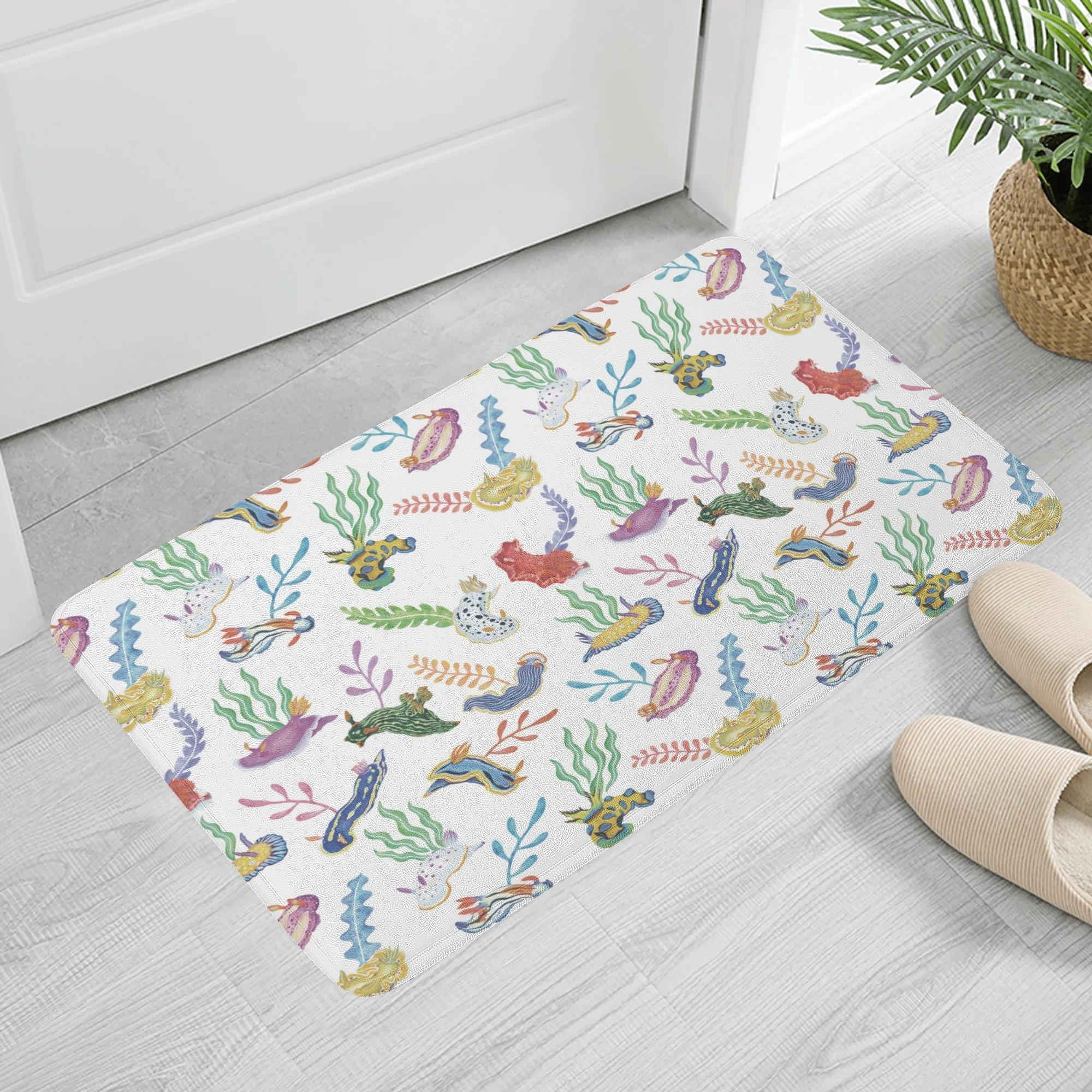 ウミウシ(ふんわりドアマット) ふんわりドアマット ユニセックス ホームデコレーション 動物 かわいい ..