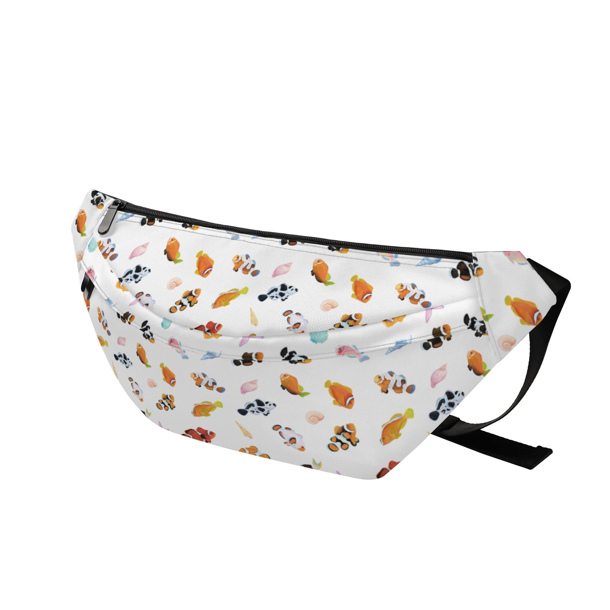 クマノミ(ラージポーチ) ラージポーチ ユニセックス バッグ 動物 かわいい 魚 おしゃれ 海 海洋生物 ク..