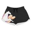 アニマルの花園(レディースショートパンツ) レディースショートパンツ レディース キャラクター 馬 玉龍堂
