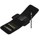 WERA ヴェラ 18点組 木工用 差込6.35mm ドリルビット・ホルダーセット 収納ポーチ付 104653(4)