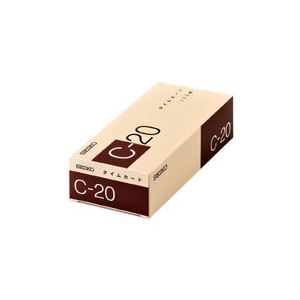 (まとめ)セイコー タイムカード C-20 100枚【×3セット】