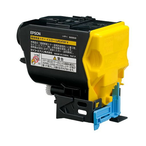 エプソン環境推進トナー イエロー LPC4T9YV 1個 エプソン環境推進トナー イエロー LPC4T9YV 1個