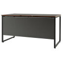 高機能ワークデスク シリウスIIDGY 幅約140cm 脚BK ブラック組立品【代引不可】(3)