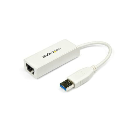 StarTech.com USB3.0-Gigabit Ethernetアダプタ 10・100・1000Mbps対応 ホワイトUSB31000SW 1個 StarTech.com USB3.0-Gigabit Ethernetアダプタ 10・100・1000Mbps対応 ホワイトUSB31000SW 1個