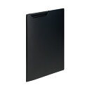 (まとめ) リヒトラブNoir×noir クリップファイル A4 約20枚収容 黒 F-5903 1冊 【×5セット】(3)