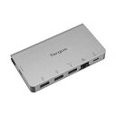 Targus USB-Cマルチポートハブ Ethernetアダプター付き 100W PDパススルー充電対応 シルバー ACA9511個(2)
