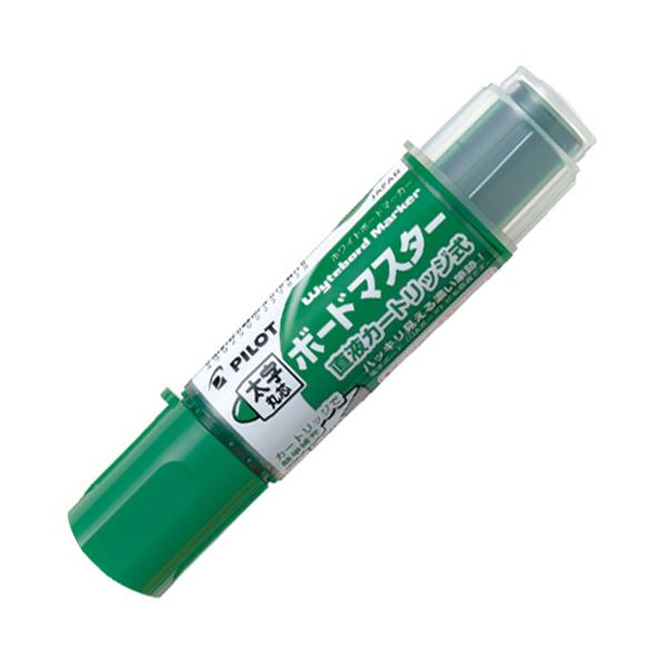 (まとめ）パイロット ボードマーカーボードマスター 太字丸芯 グリーン WMBM-18BM-G 1セット（10本）【×3セット】