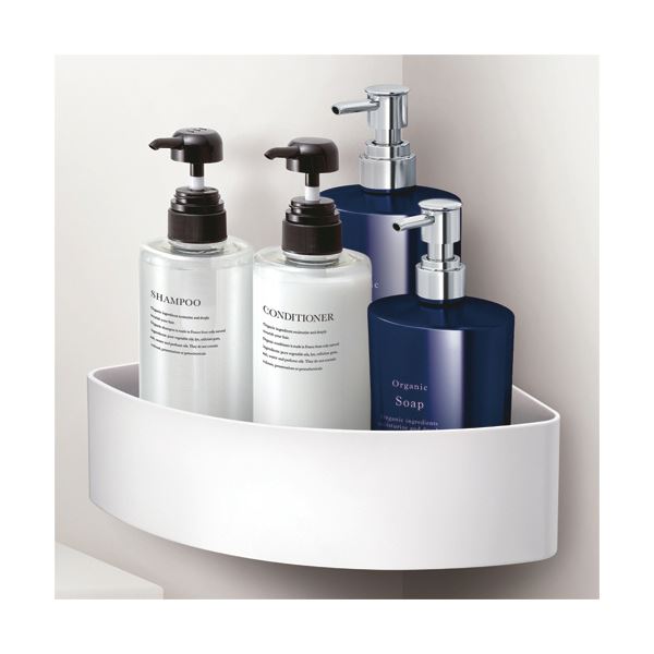 （まとめ） アスベル ラックスMG マグネットコーナーラック 1個 【×5セット】