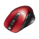 サンワサプライBluetoothブルーLEDマウス(5ボタン) レッド MA-BB518R 1個(2)