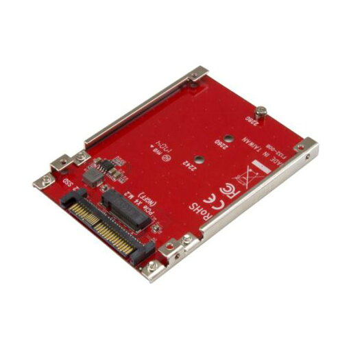 StarTech.com M.2ドライブ - U.2 (SFF-8639) ホストアダプタ M.2 PCIe NVMe SSD対応U2M2E125 1個 StarTech.com M.2ドライブ - U.2 (SFF-8639) ホストアダプタ M.2 PCIe NVMe SSD対応U2M2E125 1個