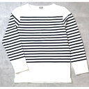 フランスタイプ ボーダーシャツ JU048YN ホワイト×ネイビー M 【 レプリカ 】 【 新品 】 送料無料!