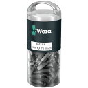WERA ヴェラ 100本入 トルクスネジ用 ドライバービット 差込6.35mm 刃先サイズTX10 全長25mm 072446