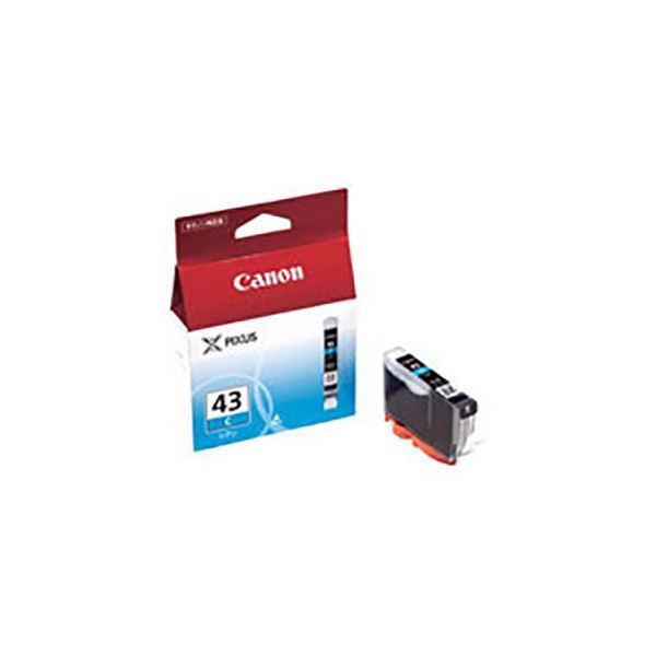 (まとめ) 【純正品】 Canon キャノン インクカートリッジ/トナーカートリッジ 【6377B001 BCI-43C シアン】 【×3セット】