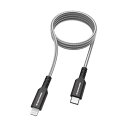多摩電子工業USB Type-C to Lightningメタルケーブル ブラック 1.0m TH226LCM10K 1本(2)
