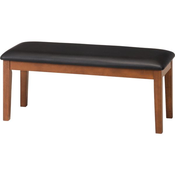 ダイニングベンチ BR ブラウン 組立品【代引不可】