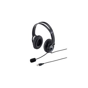 サンワサプライ USBヘッドセット MM-HSUSB17BK サンワサプライ USBヘッドセット MM-HSUSB17BK