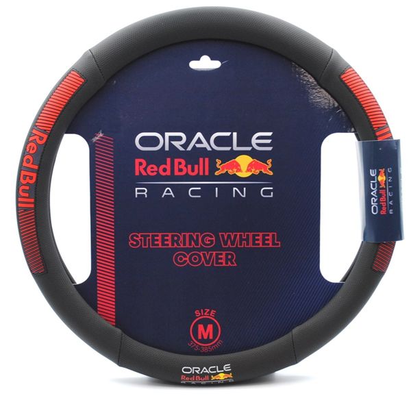 Oracle Red Bull Racing レッドブル ステアリングカバー Mサイズ ブラック×レッド SWC003M(2)