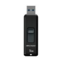 (まとめ) アーキスUSB3.2(Gen1) スライド式フラッシュメモリ 16GB ブラック AS-016GU3-PSB 1個 【×2セット】(2)