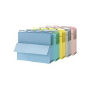 (まとめ) ライオン事務器4カット持出しフォルダー A4 ピンク No.44PF-4P 1組(4冊) 【×5セット】(3)