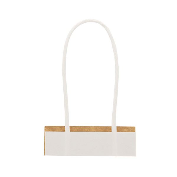 シモジマHEIKO 紙製タックホルダー ミニ 白 #3605422 1パック（50枚）