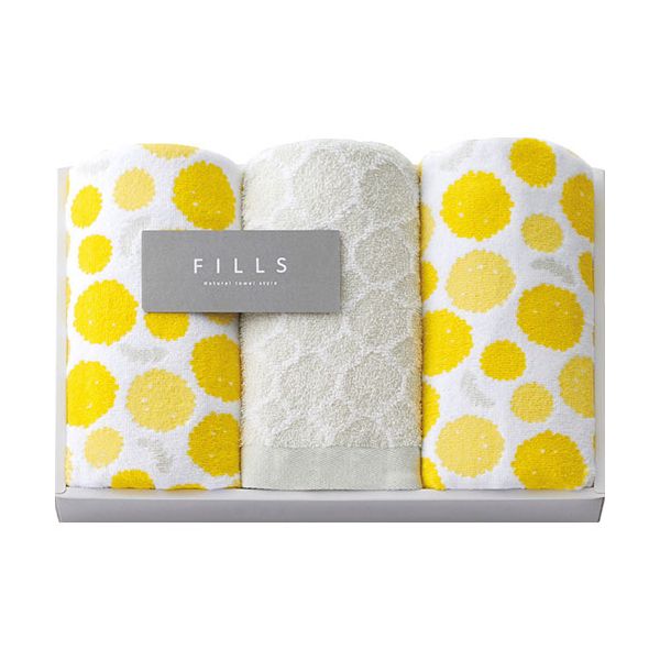 FILLS フェイスタオル3P 34×75cm F-50154 B1054596