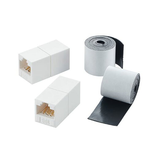エレコム LAN中継コネクタ、保護テープセット(CAT6A) LD-VAPFR6A/SET エレコム LAN中継コネクタ、保護テープセット(CAT6A) LD-VAPFR6A/SET