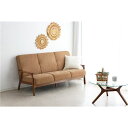 リガラ 3人掛けソファ ベージュ【代引不可】 送料込!